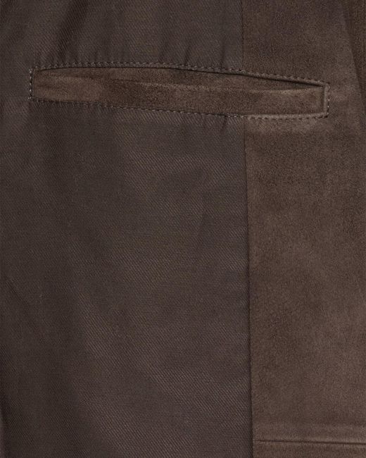 Vince Brown Apos;S Suede Notch Lapel Two-Button Blazer for men
