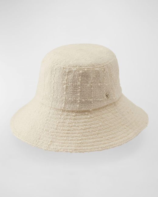 Helen Kaminski Natural Winona Boucle Wool-Blend Bucket Hat