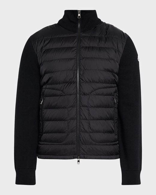 Moncler Blue Apos;S Mock Turtleneck Jacket for men