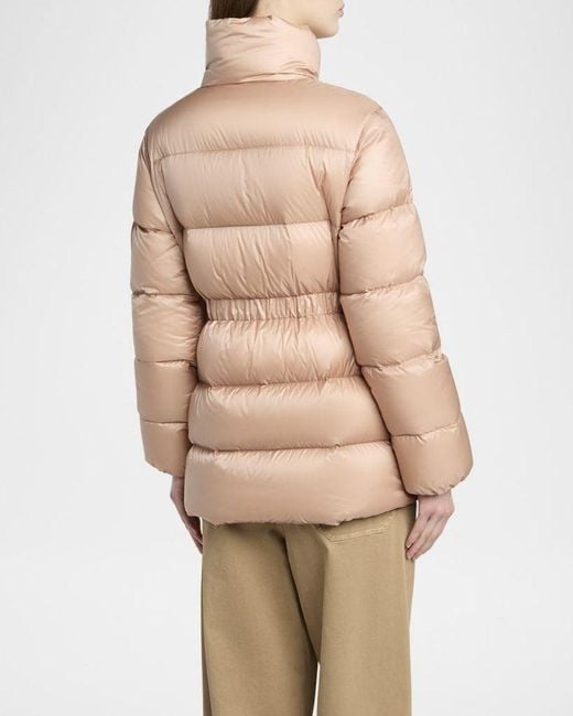 Moncler Natural Brossette Down Puffer Jacket