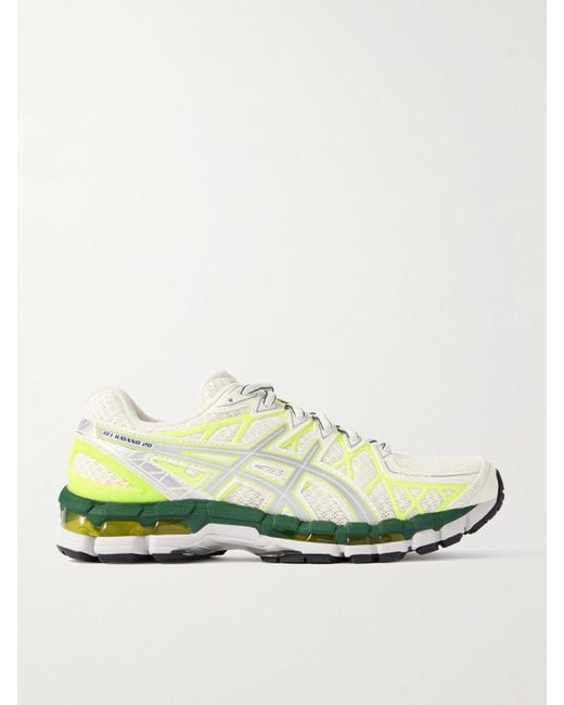 Asics Green Gel-Kayano 20 Sneakers Aus Mesh Mit Gummibesätzen