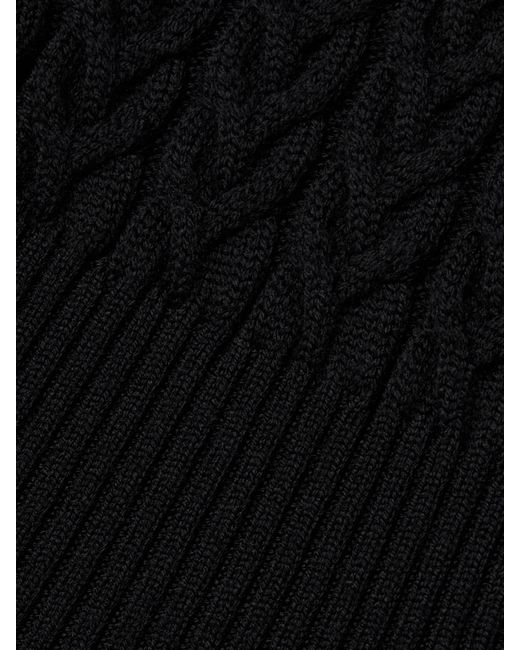 Max Mara Black Pullover Aus Einer Wollmischung