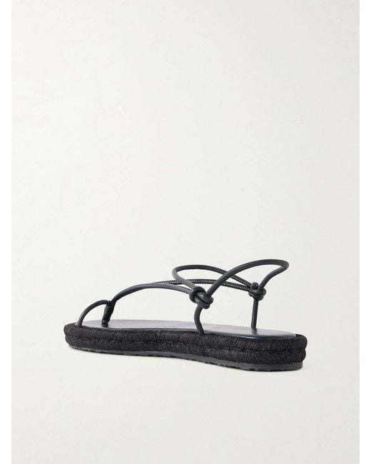 Gianvito Rossi Black Leather Sandals