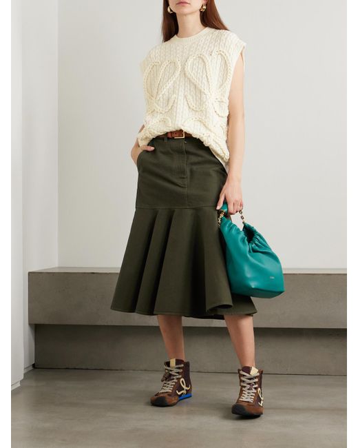Loewe Natural Anagram Pullunder Aus Wolle