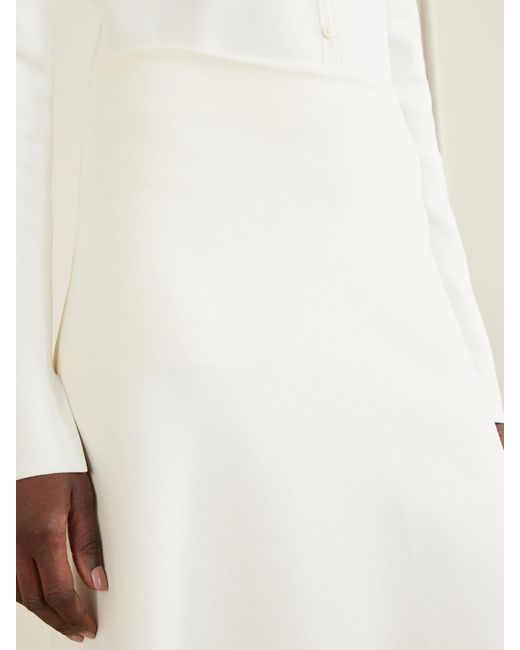 Totême Natural Jersey Midi Skirt