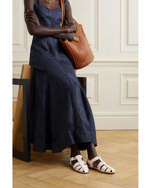 Gabriela Hearst Natural Lynn Leather Sandals