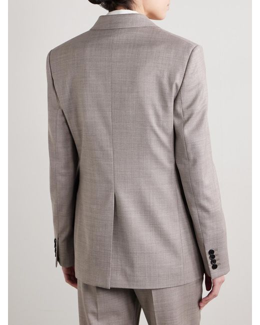 The Row Gray Selene Wool Blazer