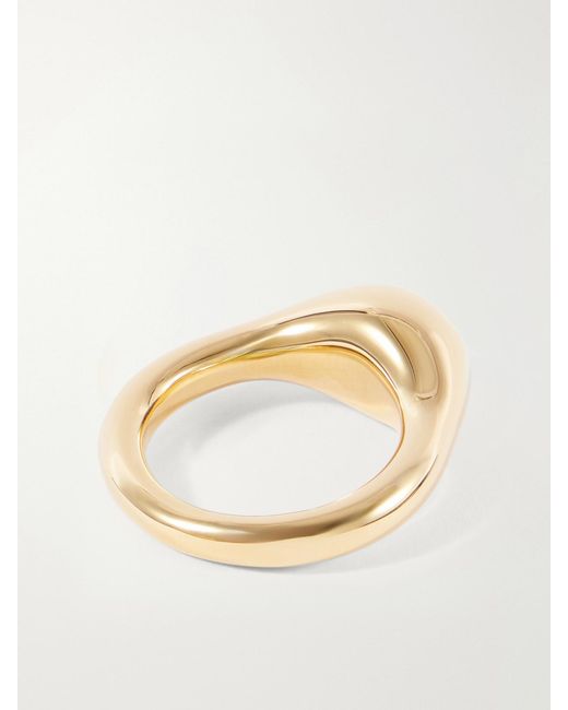 LIE STUDIO Natural The Chloe-Plated Sterling Ring