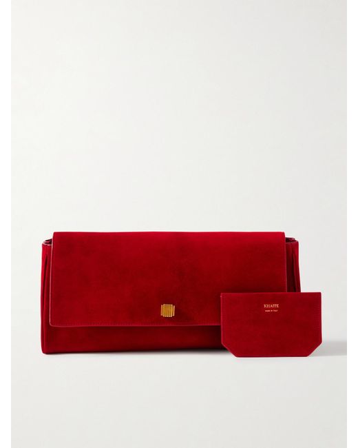 Pochette En Daim Audrey Khaite en coloris Red