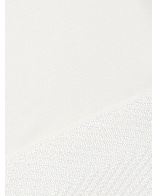 CDLP White Lyocell-Blend Jersey Bralette