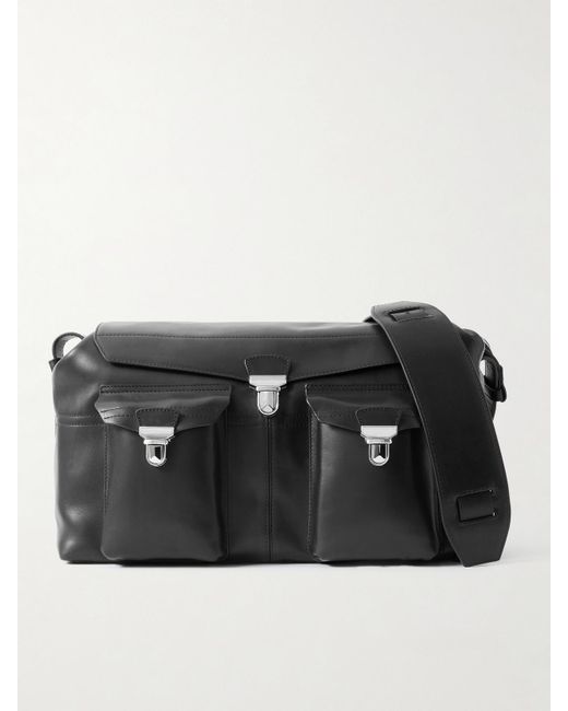 Lemaire Black Schultertasche Aus Leder