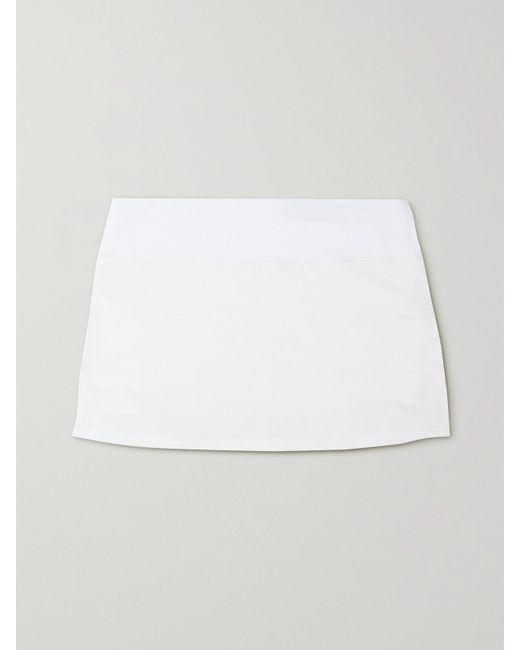 lululemon athletica White Pace Rival Mid-Rise Mini Skirt