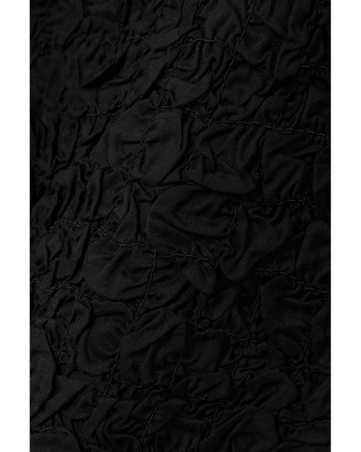 Mara Hoffman Black Midikleid Aus Strukturiertem Tencel Modal