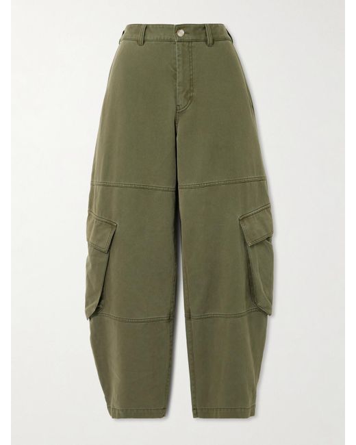 Jean Barrel Taille Haute The Bubble FRAME en coloris Green