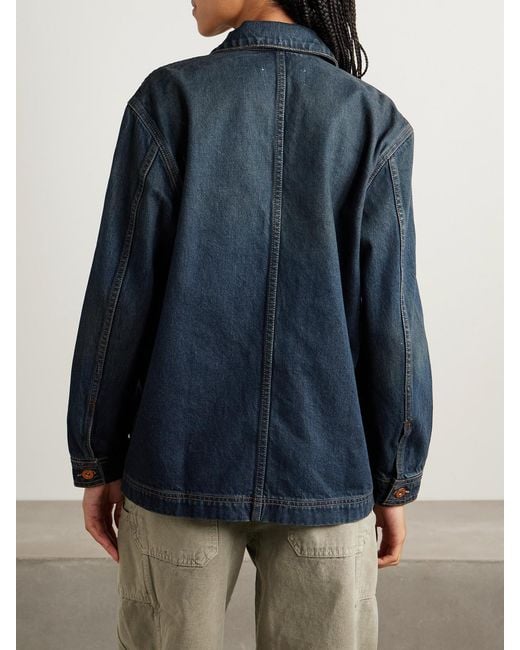 SLVRLAKE Denim Blue Worker Denim Jacket