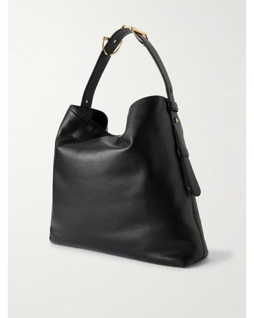 Gucci Black Beatrix Maxi Embellished Leather Tote Bag