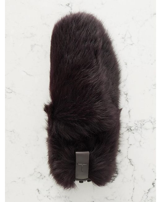 Tod's Brown Shearling Loafers