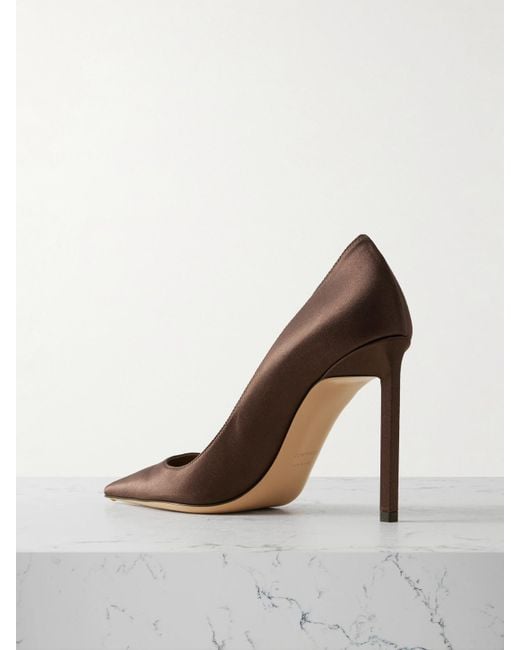 Tom Ford Brown Betty Pumps Aus Satin