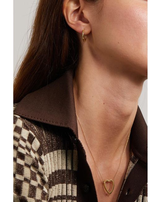 Jennifer Meyer Metallic Large 18-Karat Hoop Earrings