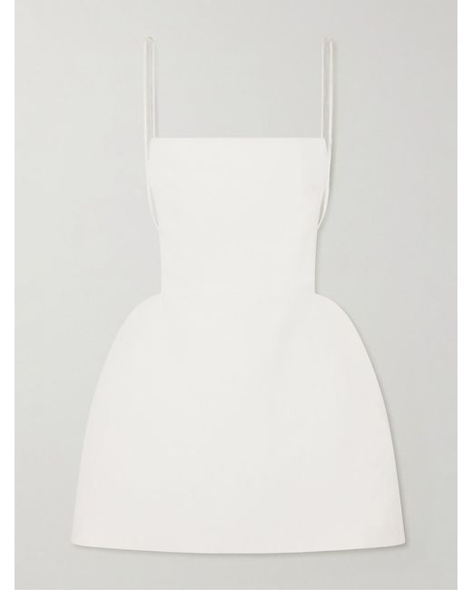 Calvin Klein Natural Henrietta Woven Mini Dress