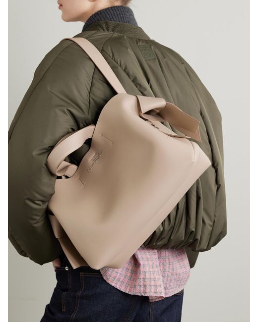 Acne Natural Musubi Knotted Leather Tote