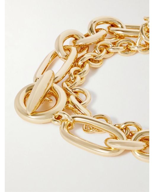 Roxanne Assoulin White The Happy Heart Initial Set Of Two-Tone And Enamel Bracelets