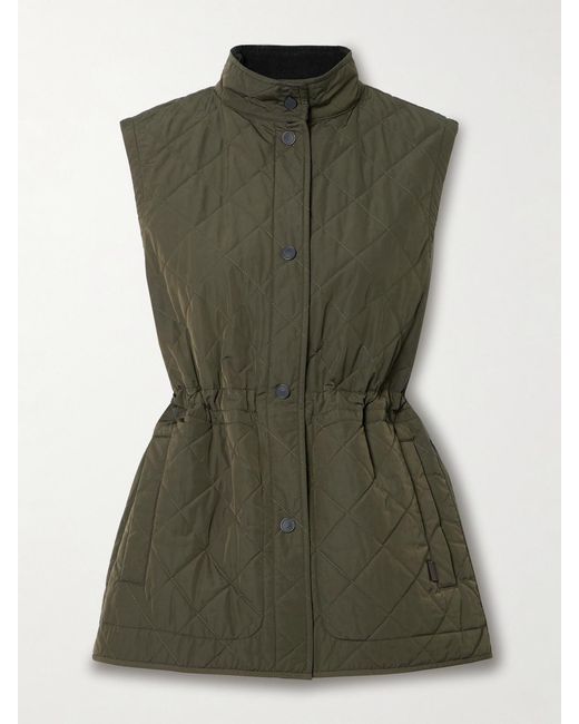 James Purdey & Sons Green Quilted Shell Vest