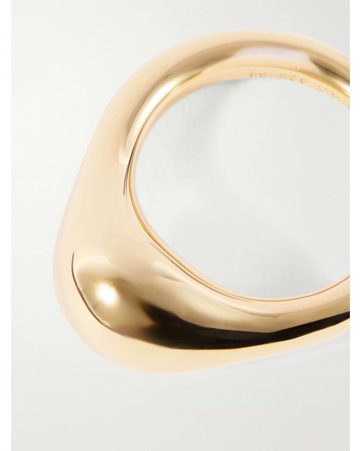 LIE STUDIO Natural The Chloe-Plated Sterling Ring