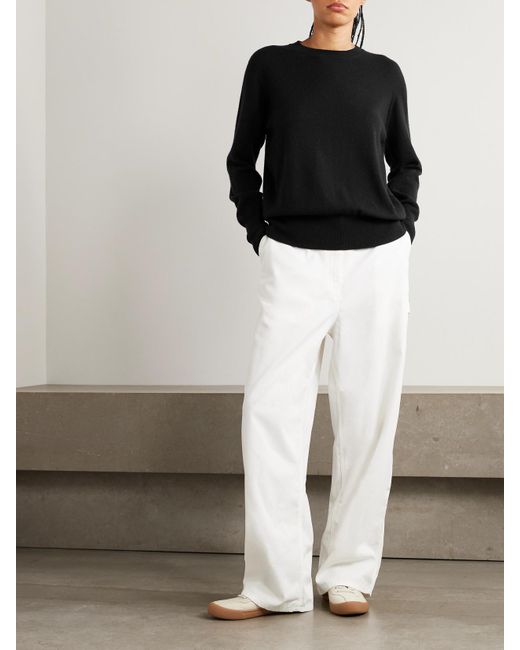 The Row Blue Leilani Pullover Aus Kaschmir