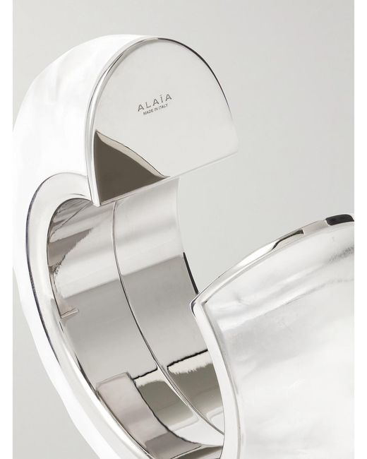 Alaïa White Bumper-Tone And Plexiglas Cuff