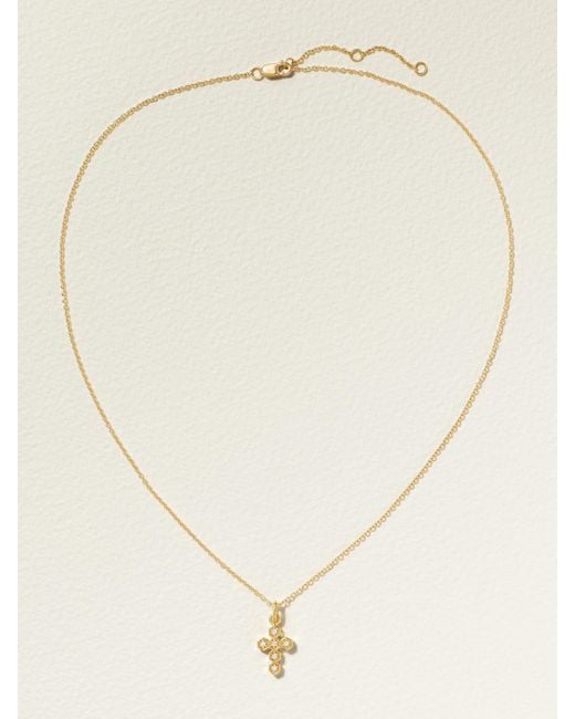 KOLOURS JEWELRY Natural Mini 18-Karat Diamond Necklace