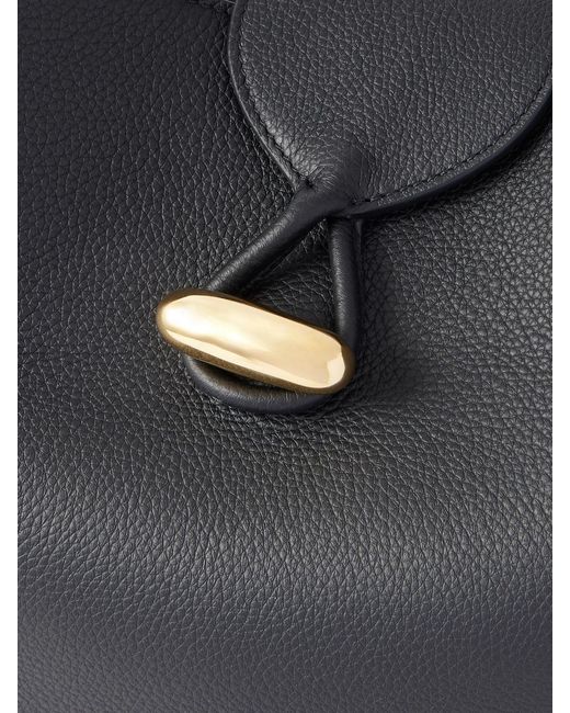 SAVETTE Blue The Anello Leather Tote