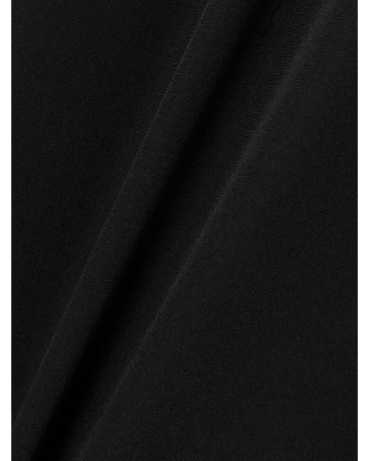 Max Mara Black Ossola Hemdblusenkleid Aus Einer Seidenmischung
