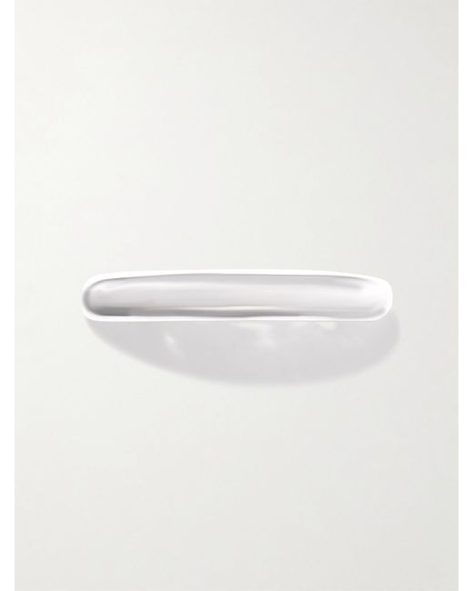 LIE STUDIO Metallic The Molly Versilberte Haarspange