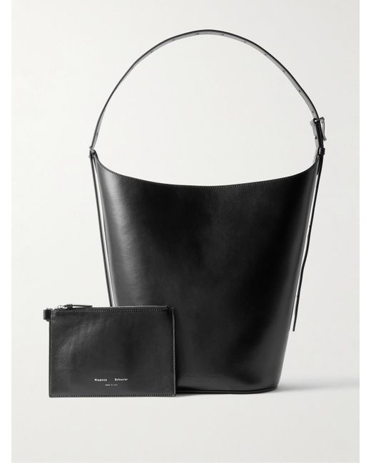Proenza Schouler Black Brant Beuteltasche Aus Leder