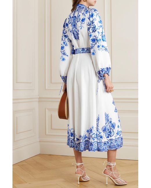 polo ralph lauren paisley-print mulberry silk dress Polo Ralph Lauren Paisley Mulberry Silk Dress in Blue