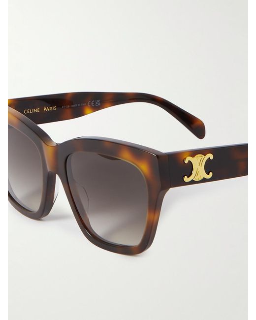 Céline Multicolor Triomphe Sonnenbrille Mit Eckigem Rahmen Aus Azetat