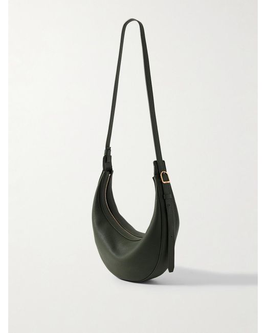 Khaite White Augustina Small Textured-Leather Shoulder Bag