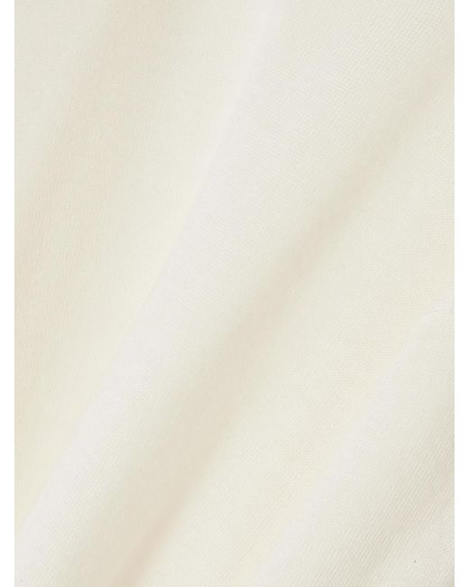 Totême  White Garderob Pullover Aus Einer Woll-Seidenmischung