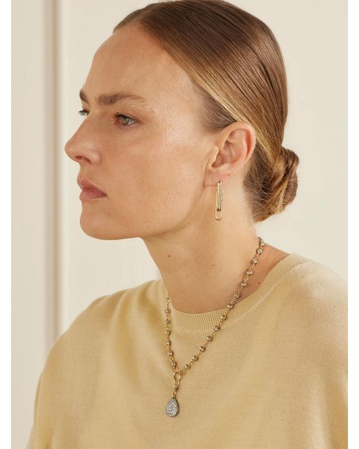 Lucy Delius Natural 14-Karat Diamond Necklace