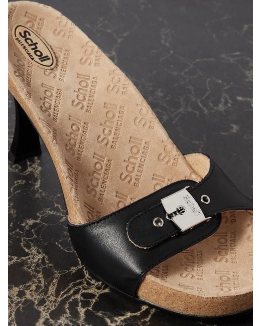 Balenciaga Black X Scholl Sandal