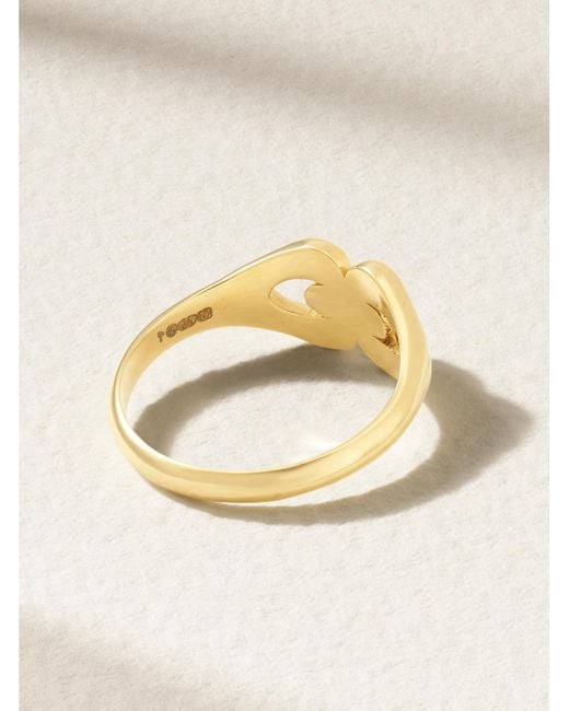 Jenna Blake Natural Mini Nautical 18-Karat Diamond Ring