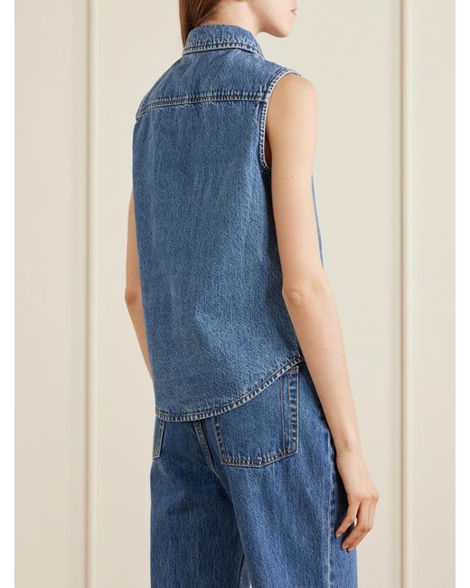Still Here Blue Emma Denim Shirt