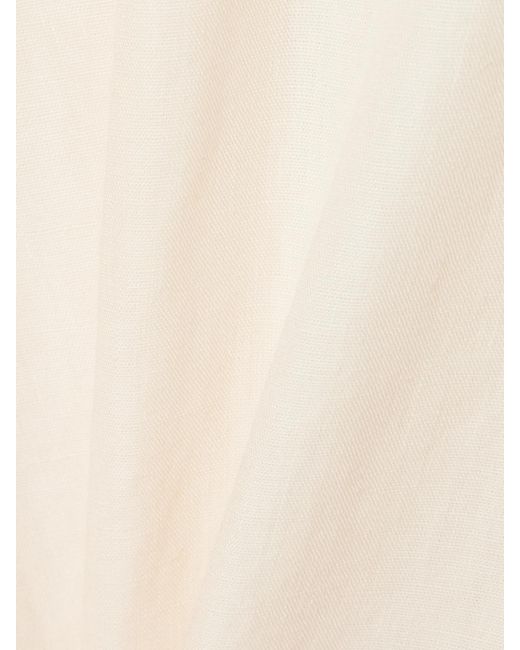 Cortana Natural Bambina Linen Coat