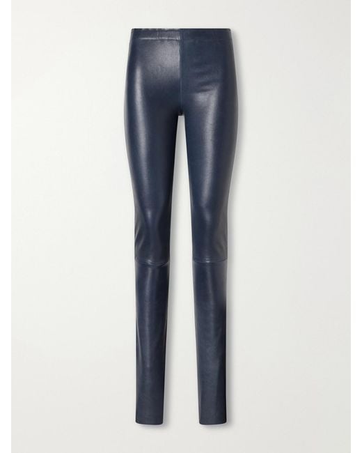 Stouls Blue Jo Leather Leggings