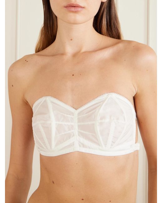 Calvin Klein White June Strapless Bra