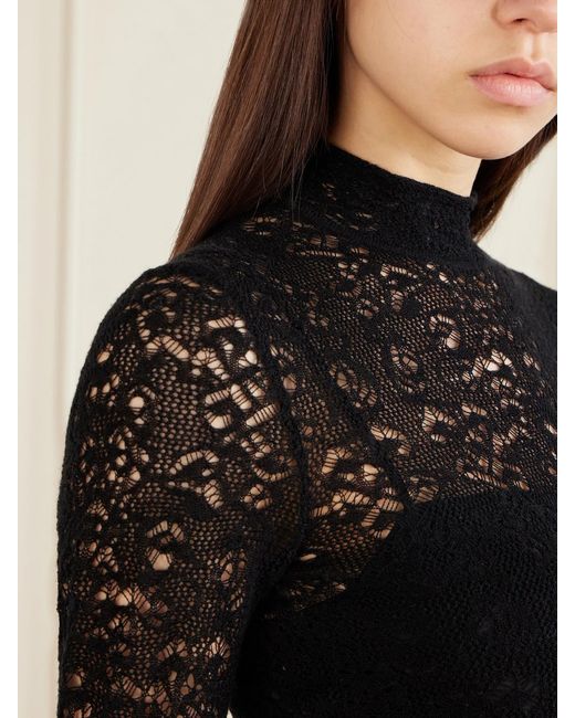 Gabriela Hearst Black Anya Wool And Cashmere-Blend Maxi Dress