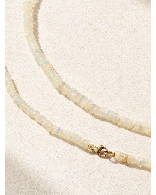 JIA JIA Natural Kette Mit Opalen Und Details Aus