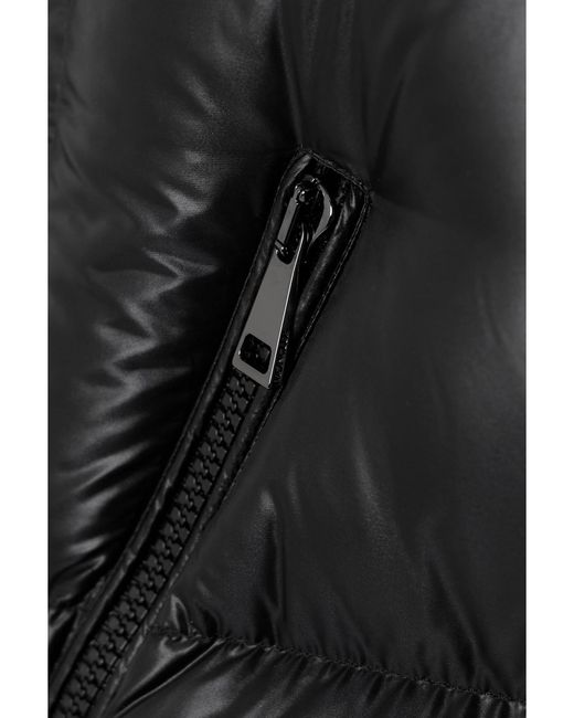 Moncler Black Fourmine Hooded Quilted Shell Down Jacket