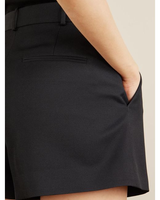 Veronica de Piante Blue Belle Silk Mini Shorts